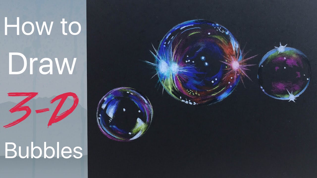 Bubble Drawing Tutorial - By Artist, Andrea Kirk | The Art Chik