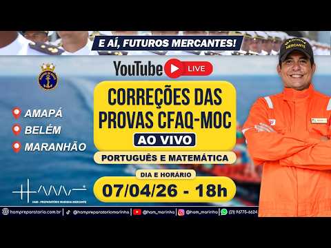 LIVE CORREÇÃO DA PROVA AMAPÁ, BELÉM E MARANHÃO REALIZADA NO DIA 22-03-2026