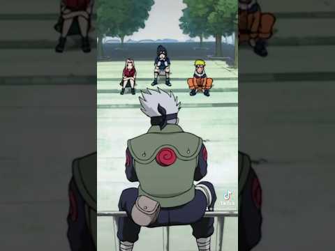 Kakashi rencontre l’équipe 7 (ça tourne mal) #naruto #sakura #sasuke #retake