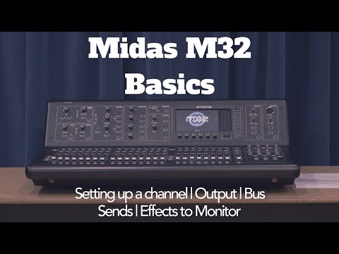 Midas M32 - Basics