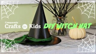 DIY Witch Hat | Halloween Crafts for Kids | PBS KIDS for Parents