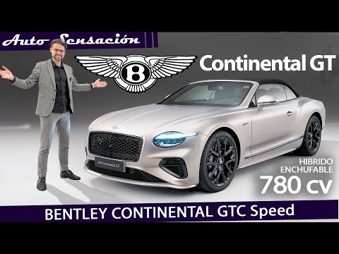 Presentación Bentley Continental GTC 2025  Renovación estética y potente mecanica hibrida.