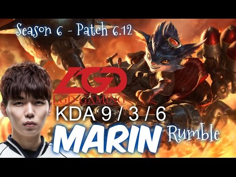 LGD MaRin RUMBLE Top vs FIORA - Patch 6.12 KR | League of Legends