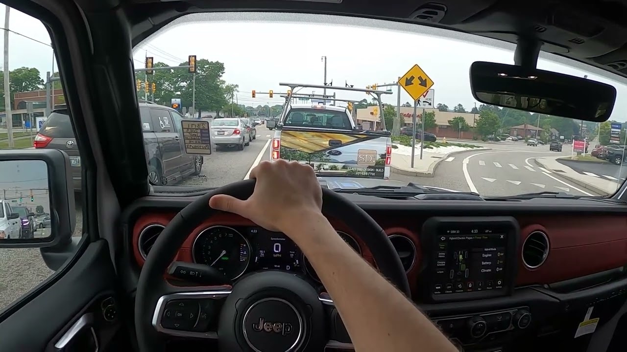 2023 Jeep Wrangler Rubicon 4xe 20th Anniversary POV Test ...