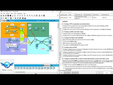 Connecting Networks ( Version 6.00) - CN Practice Skills Assessment - PT