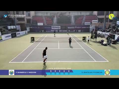 Pro Tennis League - Grip 'N' Rip v/s ARA Avengers | P. Bhambri & V. Vardhan VS R. Bhatia & N. Poonac