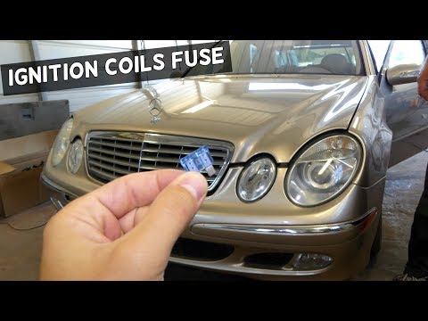 MERCEDES W211 DOES NOT START IGNITION COIL FUSE