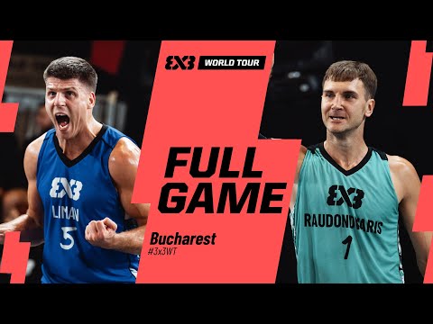 Liman 🇷🇸 vs Raudondvaris Hoptrans 🇱🇹 | Full Pool Game | FIBA 3x3 World Tour Bucharest 2025