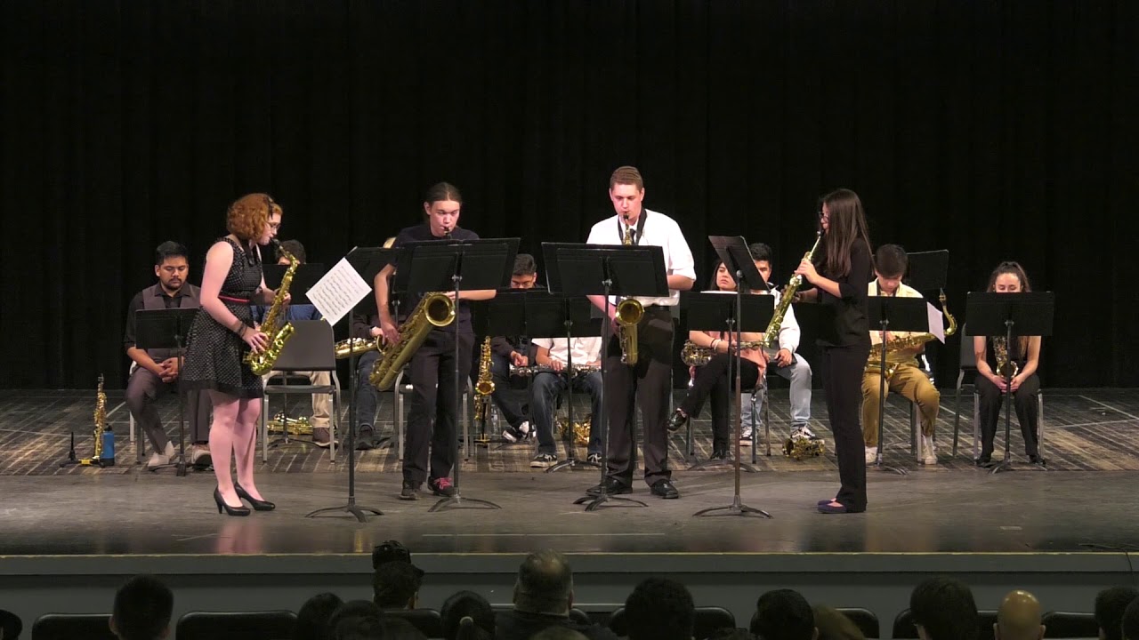 Santa Teresa High School Sax Ensemble Spring Concert 2018 Paradise Circus