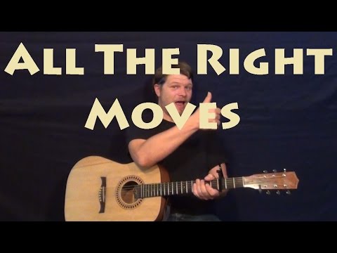 All The Right Moves (OneRepublic) Easy Strum Guitar Lesson How to Play Tutorial