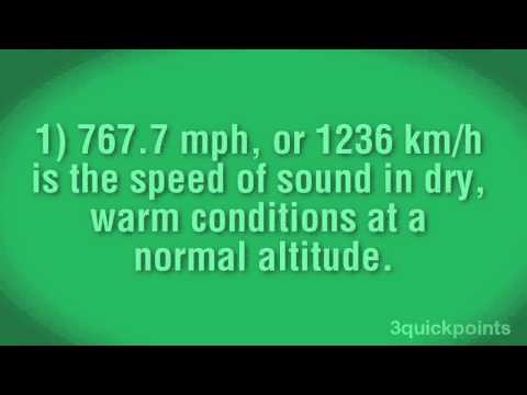 How Fast Is The Speed Of Sound?