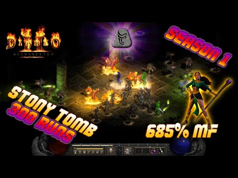 I Spent 13 Hours In Stony Tomb / Loot Highlight / D2R / Diablo 2 Resurrected