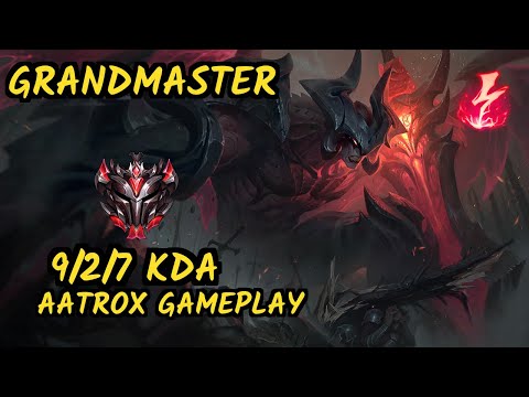 Dhokla (AATROX) vs CAMILLE - 9/2/7 KDA TOP GAMEPLAY - NA Ranked GRANDMASTER