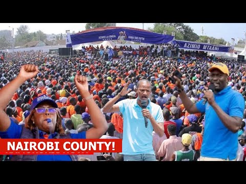 LIVE: ODM SG Sifuna, Babu Owino, Winnie Odinga and other ODM leaders Mega Rally in Nairobi!!
