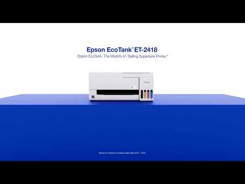 EcoTank ET-2418 Wireless All-in-One Color Supertank Printer