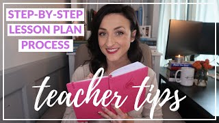 STEP-BY-STEP LESSON DESIGN PROCESS | High School Teacher
