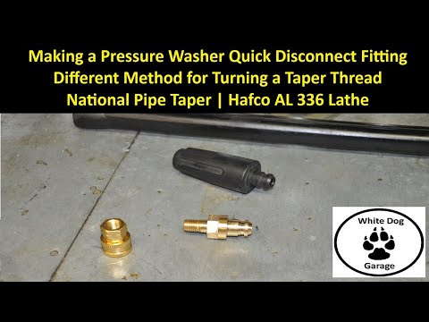 Un metodo diverso per tornire una filettatura conica | NPT | HAFCO AL-336