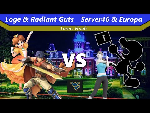 Campus Clash! WVU - Loge & Radiant Guts vs Server46 & Europa - Losers Finals - SSBU