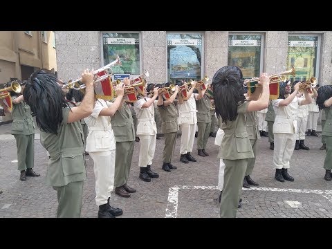 Bersaglieri in Libano suonata dalla Fanfara di Lonate Pozzolo e Fanfara di San Donà di Piave