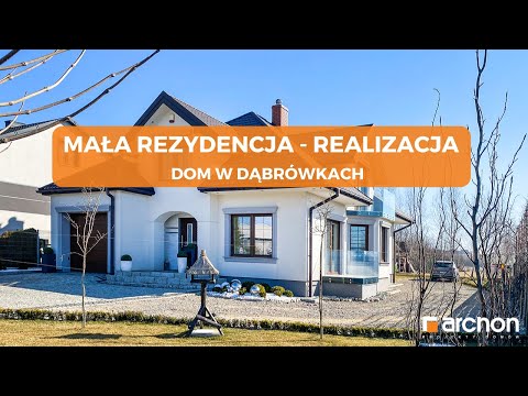 Dom w dąbrówkach – Elegancka realizacja I ARCHON+ Projekty Domów