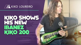 Video thumbnail for Kiko shows his new Ibanez KIKO200 [legendado] by Kiko Loureiro