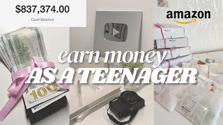 how to earn money as a teenager *EASY* (ages 12, 13, 14, 15, 16, 17)