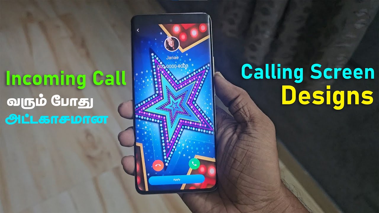 How to Change Incoming Call Screen Background | Caller Screen Background