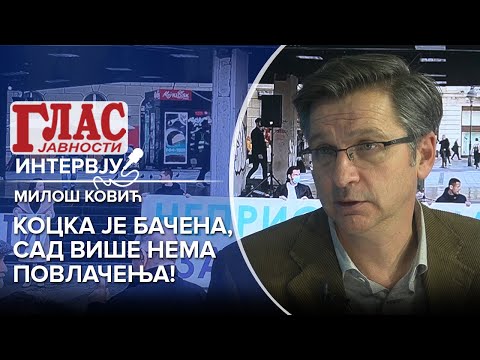 PROF. KOVIĆ: KOCKA JE BAČENA, SAD VIŠE NEMA POVLAČENJA!