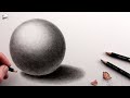 How To Draw A 3D Sphere Shading For Beginners