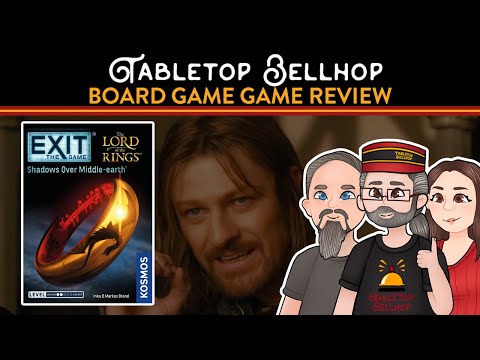Review of Exit The Game The Lord of the Rings: Shadows over Middle-earth, EXIT The Lord of the Rings
