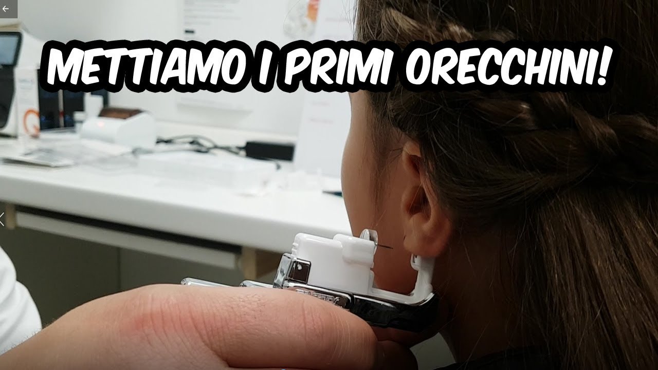 Facciamo i buchi alle orecchie e mettiamo gli orecchini!