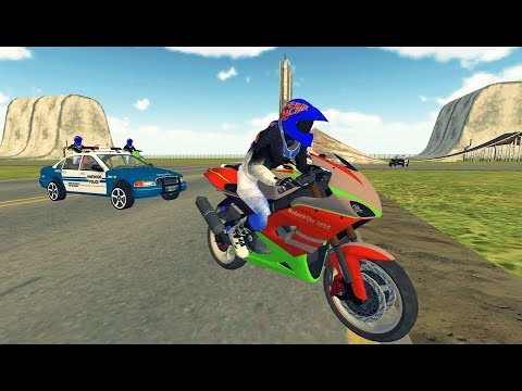 Motorbike Rider vs Police Car Chase Simulator - Android Gameplay HD