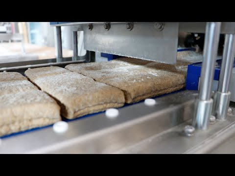 video 1, Ligne de laminage de pâte 300 kg/h