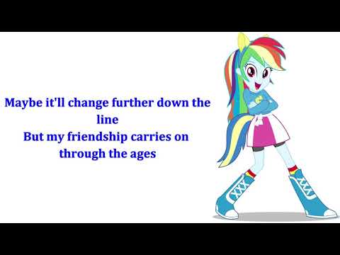 My Little Pony - Equestria Girls Friendship Through The Ages Lyrics