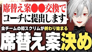 【KZHCUP】全チームの初スクリムが終わり席替え案を2択にまで絞る葛葉【にじさんじ/切り抜き/葛葉】