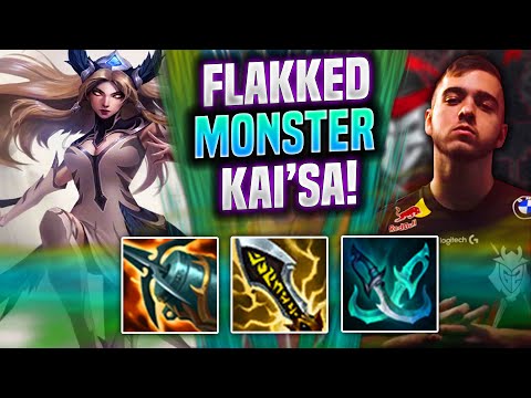 FLAKKED IS A MONSTER WITH KAI'SA! - G2 Flakked Plays Kai'sa ADC vs Samira! | Preseason 2022