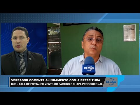 Vereador Dudu comenta fortalecimento do partido e chapa proporcional com a Prefeitura 28 04 2023