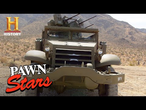 MIND-BLOWING $$$ for WWII Half-Track Used in Combat (Season 18) | Pawn Stars