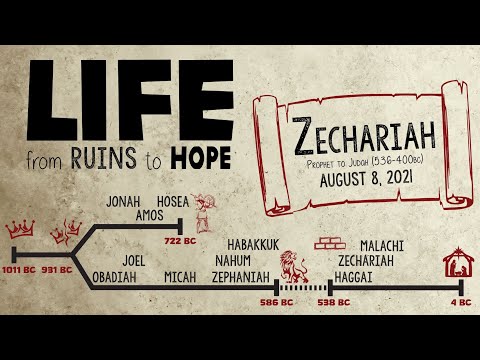 Zechariah:  Prophet to Judah (536 - 400 BC)