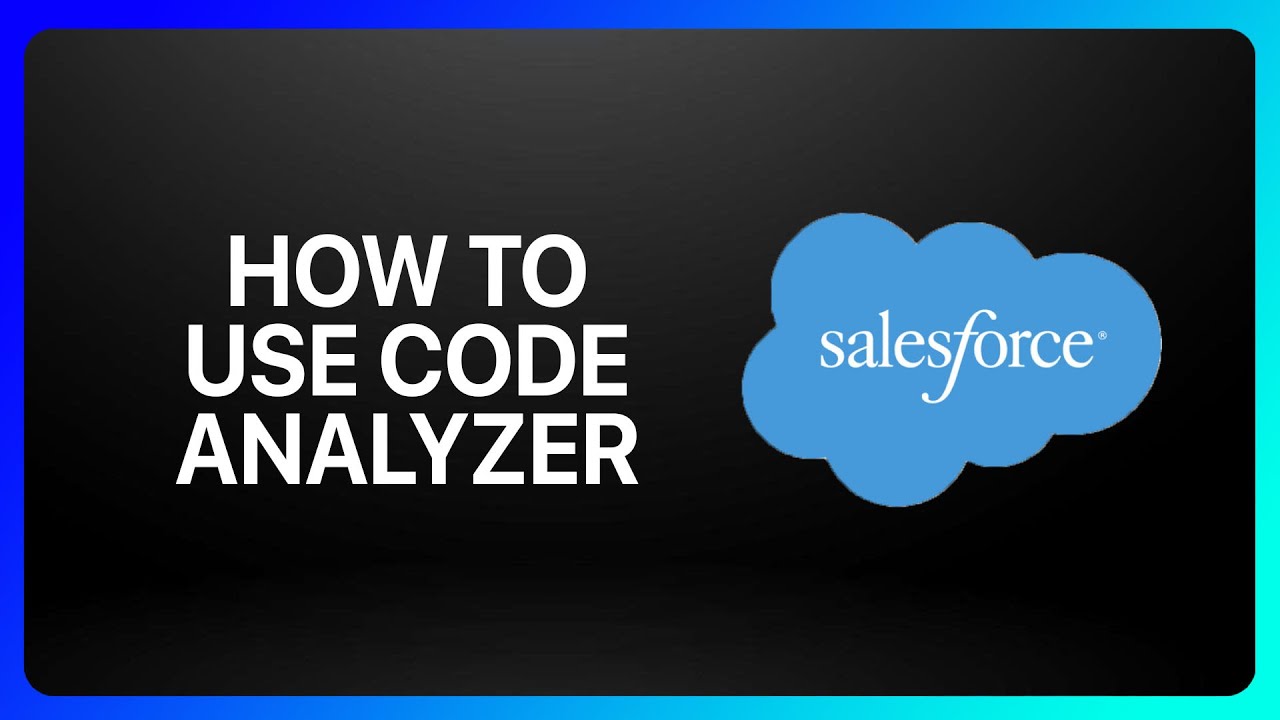 How To Use Salesforce Code Analyzer Tutorial