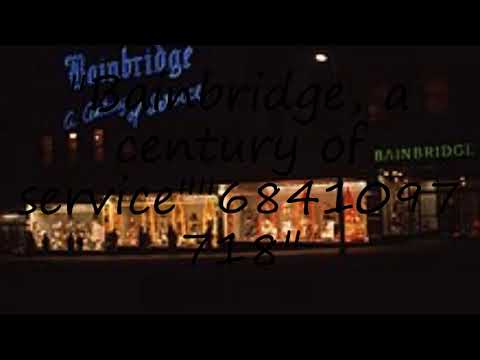 How to pronounce "Bainbridge, a century of service""6841097718" in English?