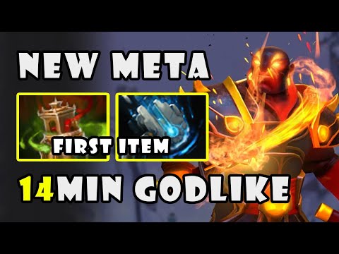 New Meta Ember Spirit First Item Spirit Vessel + Meteor Hammer 14Min GODLIKE | Dota 2 Gameplay 7.40