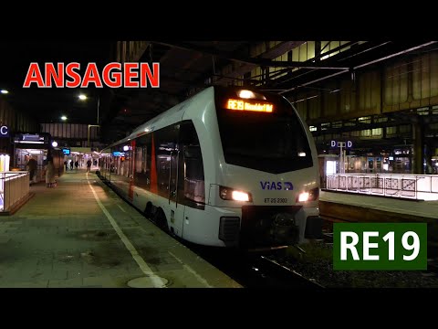 [VIAS] Ansagen aus dem RE19b Düsseldorf Hbf - Bocholt