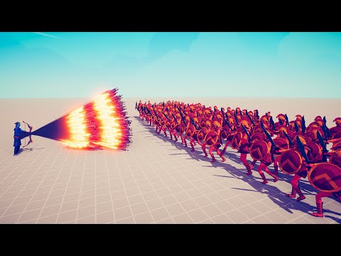 300 SPARTANS vs EVERY GOD ► Totally Accurate Battle Simulator TABS