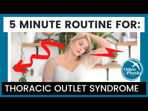 Our full 5 minute guided routine for THORACIC OUTLET SYNDROME!