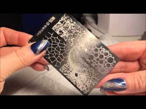 Nail Art Tutorial - stämpla med pigment o lack