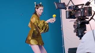 【三吉彩花】お祭りコーデで美脚スラリ！ 太鼓＆けん玉 披露／湖池屋ストロング CM＋インタビュー＋メイキング