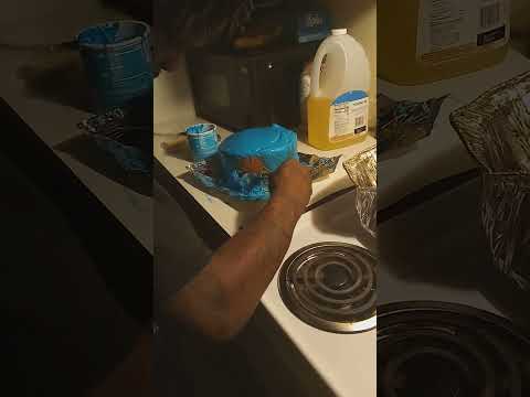 he got bored so he made a cake.... #WhenBordemStrikes