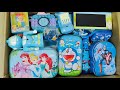 Unboxing Cool Blue Stationery Peppa Pig Family Geometry Box Sharpener Pen Eraser Popit Bag Etc