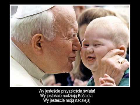 Ojciec Święty *Jan Paweł II i "Barka-Dzieci"